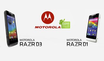 Motorola Razr D1, D3 e HD ganham atualização para o Android KitKat