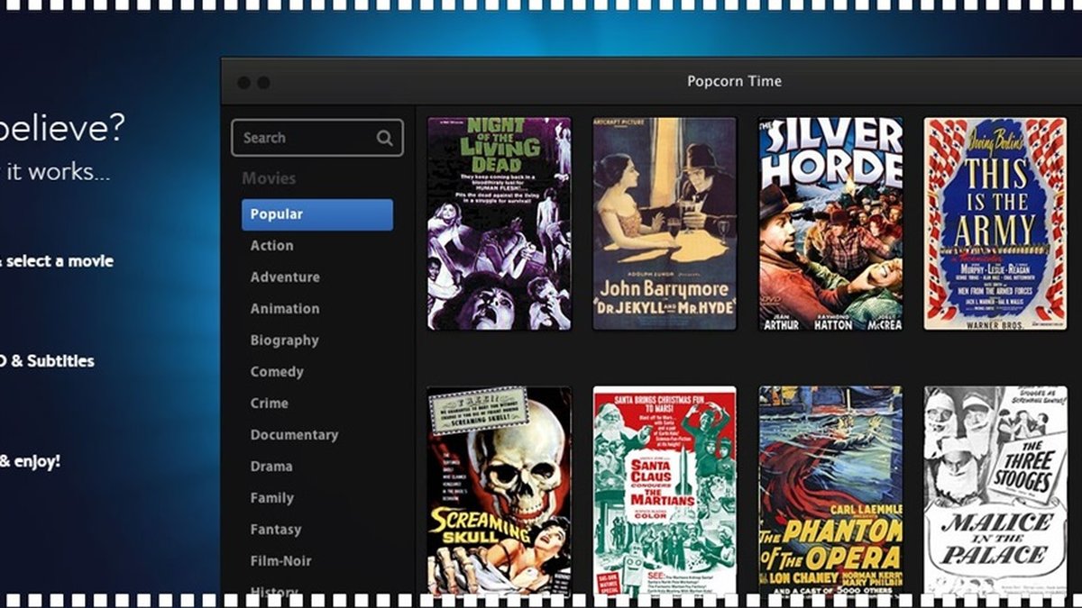 O “Netflix pirata” agora está no iOS: Popcorn Time chega ao