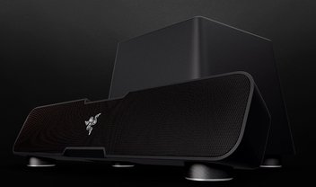 Razer lança Leviathan, soundbar com subwoofer ideal para jogos