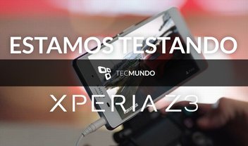 Mande suas perguntas: estamos testando o smartphone Sony Xperia Z3 [vídeo]