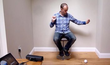 Com Kinect, engenheiro simula telecinese e "controla esfera com a mente"