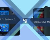 Motorola Novo Moto G x ASUS Zenfone 5: qual é o melhor?