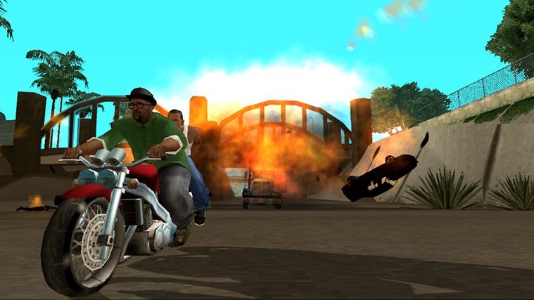 Grand Theft Auto: San Andreas.