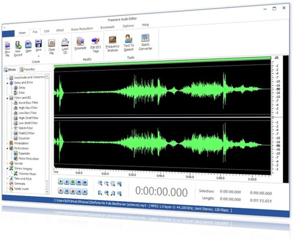 Freemore Audio Editor.