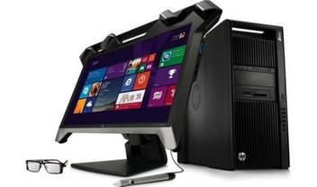 HP lança novos monitores, inclusive modelo de tela curva com resolução 4K