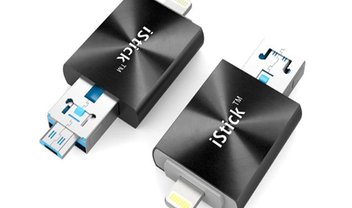 Conheça o iStick Pro, pendrive de até 128 GB que se transforma em microUSB