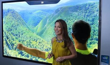 Samsung mostra novidades em projeto de TV de 110 polegadas e resolução 8K