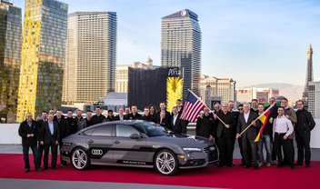 Audi A7 autônomo percorre 900 km para chegar à CES 2015