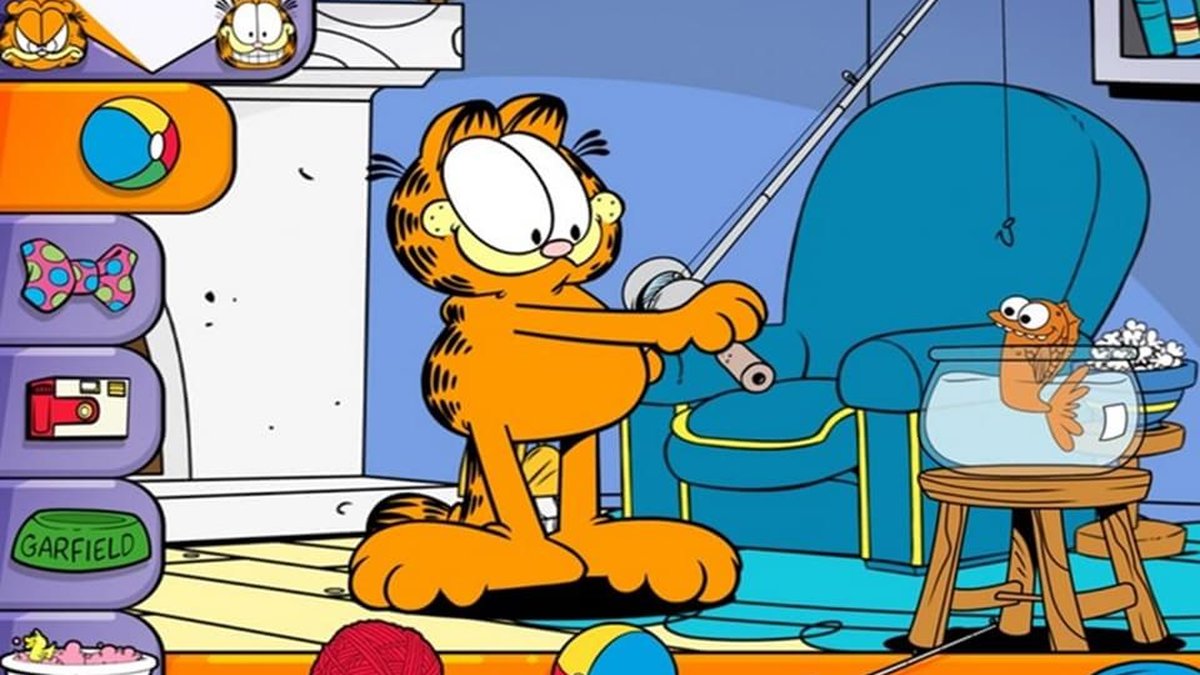 Jogue Garfield: Pontos de conexão, um jogo de Cartoon Network