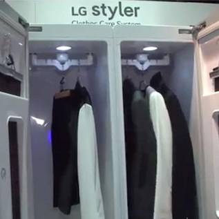 Imagem de Guarda-roupa tecnológico da LG mantém suas roupas limpas e cheirosas