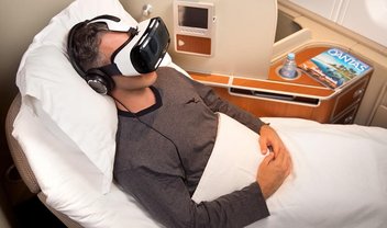 Companhia aérea oferecerá Samsung Gear VR aos seus passageiros