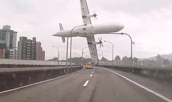 Chocante: veja acidente de avião impressionante em Taiwan [vídeo]