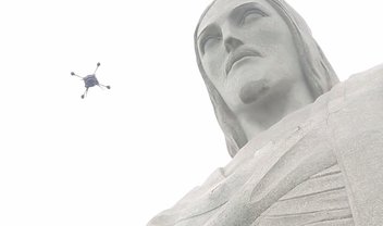 Drones criam réplica 3D do Cristo Redentor no Rio de Janeiro