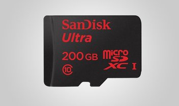 SanDisk anuncia novo cartão micro SD de 200 GB