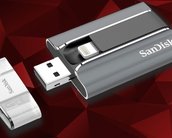 Novo flash drive SanDisk iXpand com conector Lightning chega com 128 GB