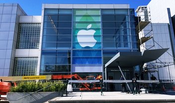 Últimas preparações para o evento da Apple revelam área externa misteriosa