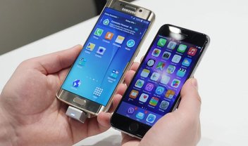 Vídeo compara velocidade da interface do Galaxy S6 edge e do iPhone 6