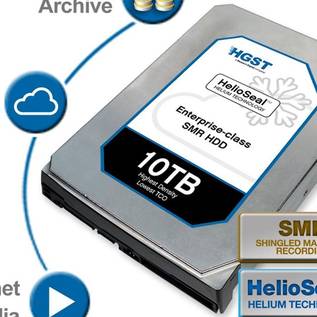 Imagem de HGST anuncia novo disco rígido com 10 TB de espaço
