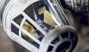 Millennium Falcon de papel leva 4 anos para ficar pronta – e é incrível