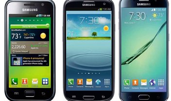 Toda a evolução da linha Samsung Galaxy em um único GIF