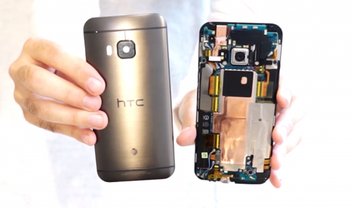 Desmontagem do HTC One M9 mostra como será difícil arrumar a tela [vídeo]