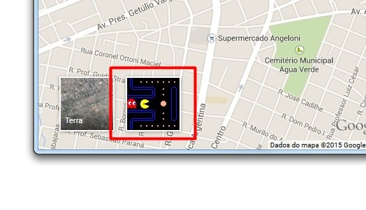 Google transforma Maps no jogo Pac-Man