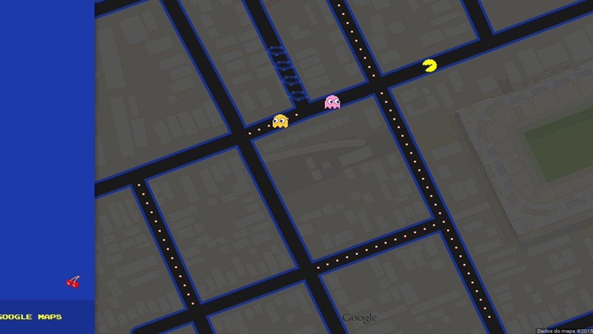 Google transforma Maps no jogo Pac-Man