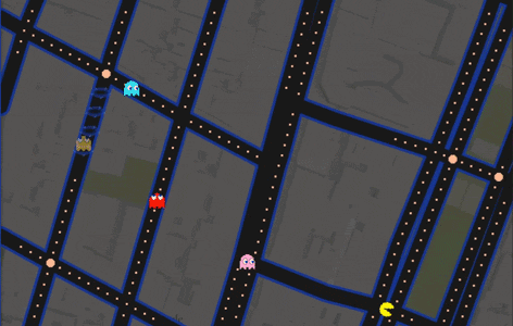 Jogo em realidade aumentada transforma Google Maps em fases de Pac-Man