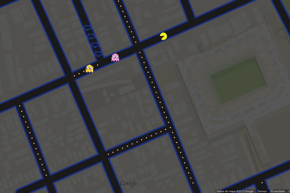 No Google Maps agora pode jogar Pac-Man 