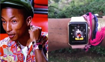 Cantor de “Happy” aparece em programa de TV usando Apple Watch de ouro