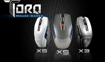 EVGA lança mouses TORQ X5 e X3 para quem busca precisão acima de tudo