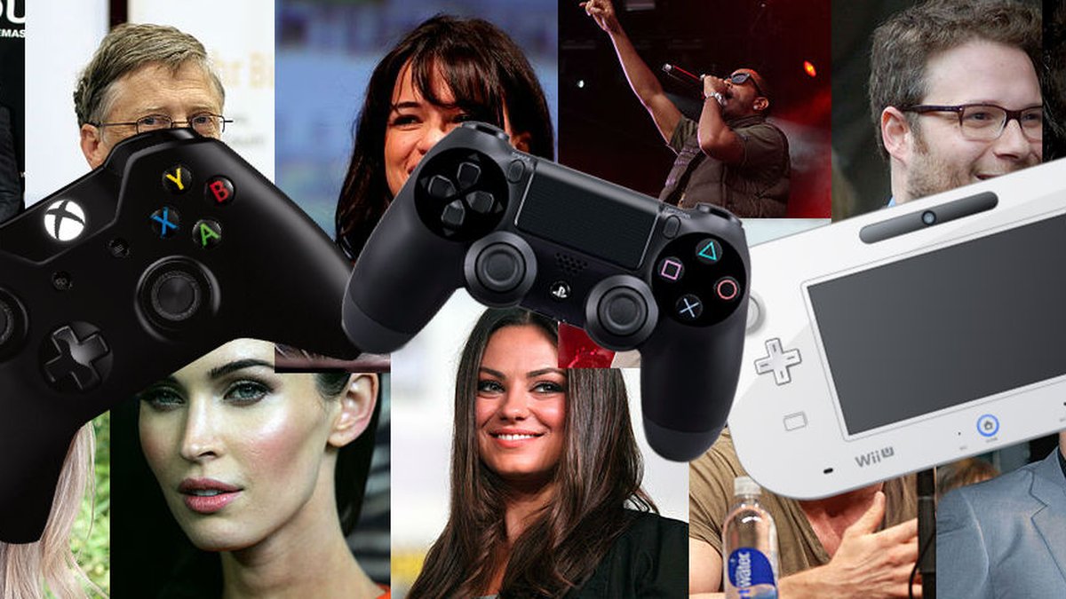 FAMOSOS QUE AMAM JOGAR VIDEO GAME E TALVEZ VOCÊ NÃO SAIBA! #games