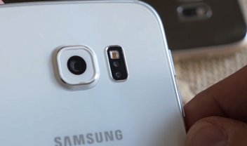 Acabamento próximo à câmera do Galaxy S6 tende a descascar, afirmam relatos