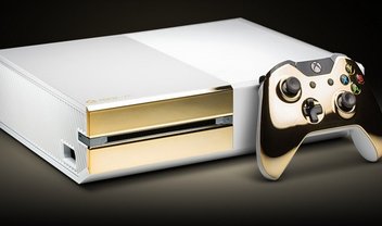 Gamer da ostentação: confira o Xbox One banhado a ouro 24k