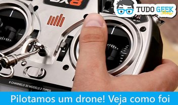 Tudo Geek Show: pilotamos um drone! Veja como foi a experiência [vídeo]