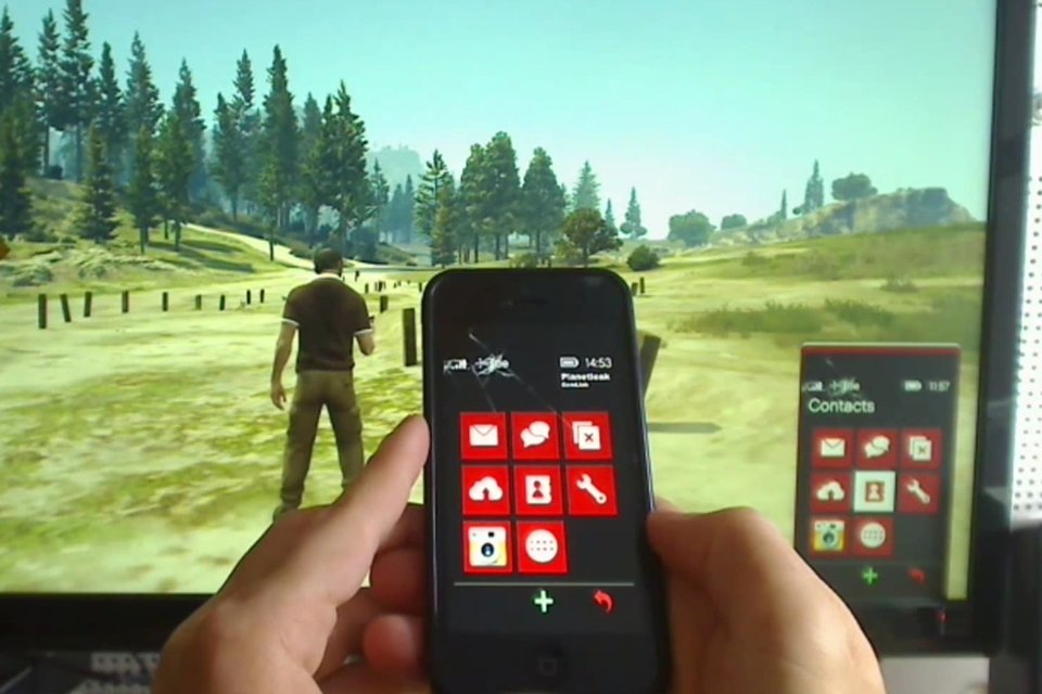 Controles de celular do GTA V de PC - GTA 5