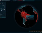 Mapa em 3D criado por brasileiros mostra taxa de homicídios de todo o Globo