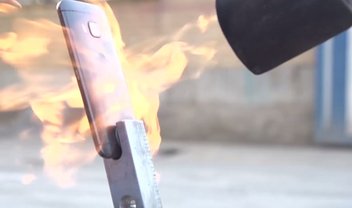 Vai um HTC One M9 flambado aí? Teste coloca ainda a tela do celular à prova