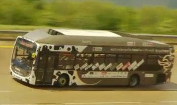 Ônibus movido a cocô de vaca consegue chegar a 123 km/h