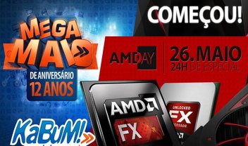 AMDAY: produtos da AMD estão em promoção na Kabum neste 26 de maio