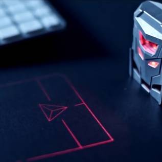 Imagem de Trackpad projetado com laser promete respostas precisas e mobilidade