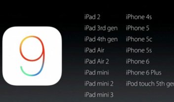 Saiba quais aparelhos da Apple serão compatíveis com o iOS 9