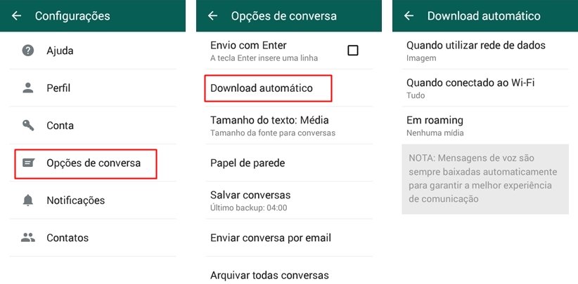 Como evitar download automático de arquivos no Android