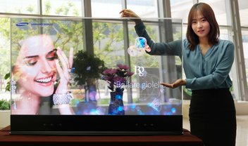 Samsung revela novos displays OLED totalmente transparentes