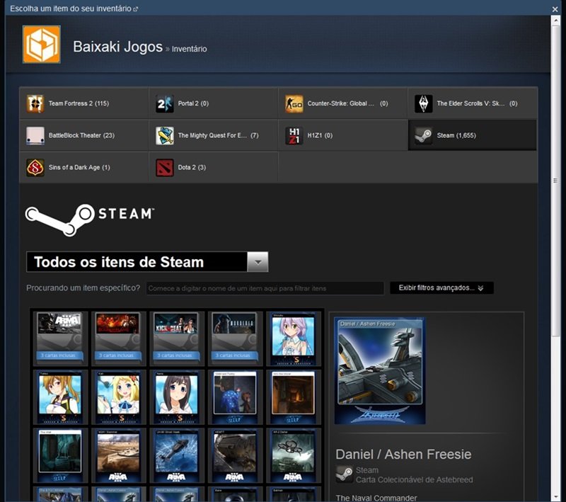 Como ganhar dinheiro no Steam [venda cartas, itens e armas