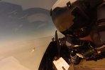 Imagem de Vídeo mostra um caça F-16 derrubando um drone no ar [vídeo]