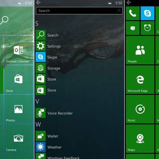 Imagem de Novas imagens mostram visual do Windows Mobile build 10158 em um Lumia 830