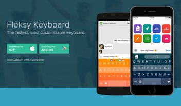 Teclado Fleksy aposta em compra de conteúdos e disponibiliza o app de graça