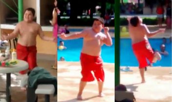 Menino dançando rumba de ‘O Máskara’ na piscina se torna viral