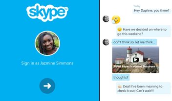 Atualização do Skype para Android simplifica login e visualização de links